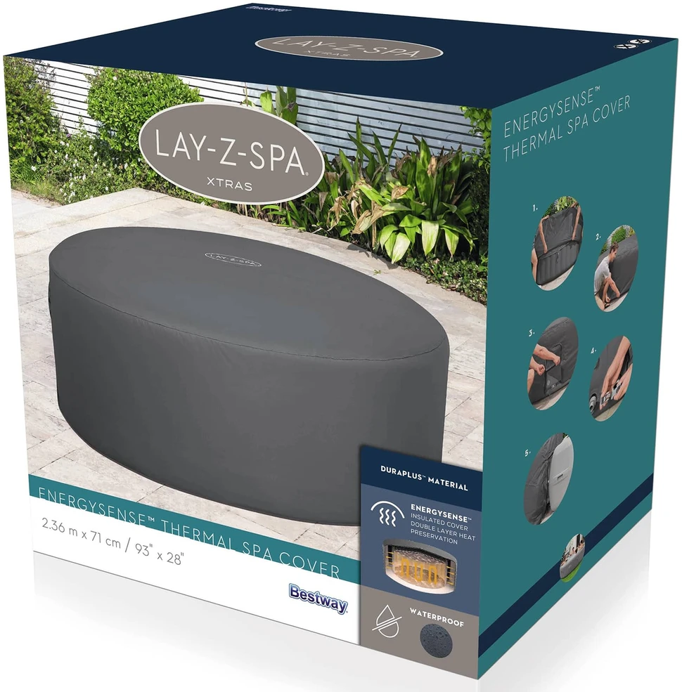 Bestway Užvalkalas PVC ir POM Pilka