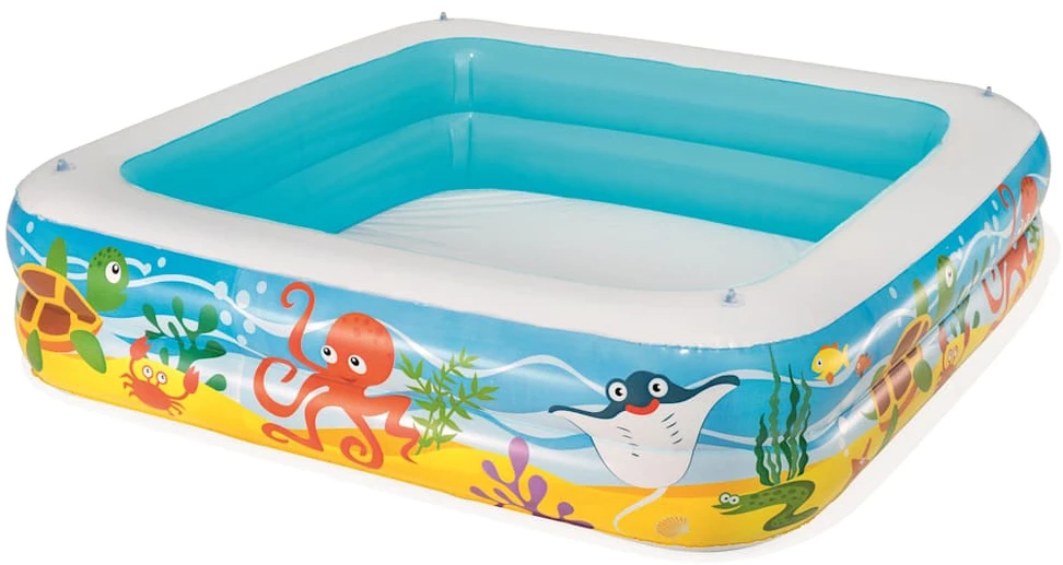 Bestway pripučiamas baseinas su stogeliu, 140x140x114 cm