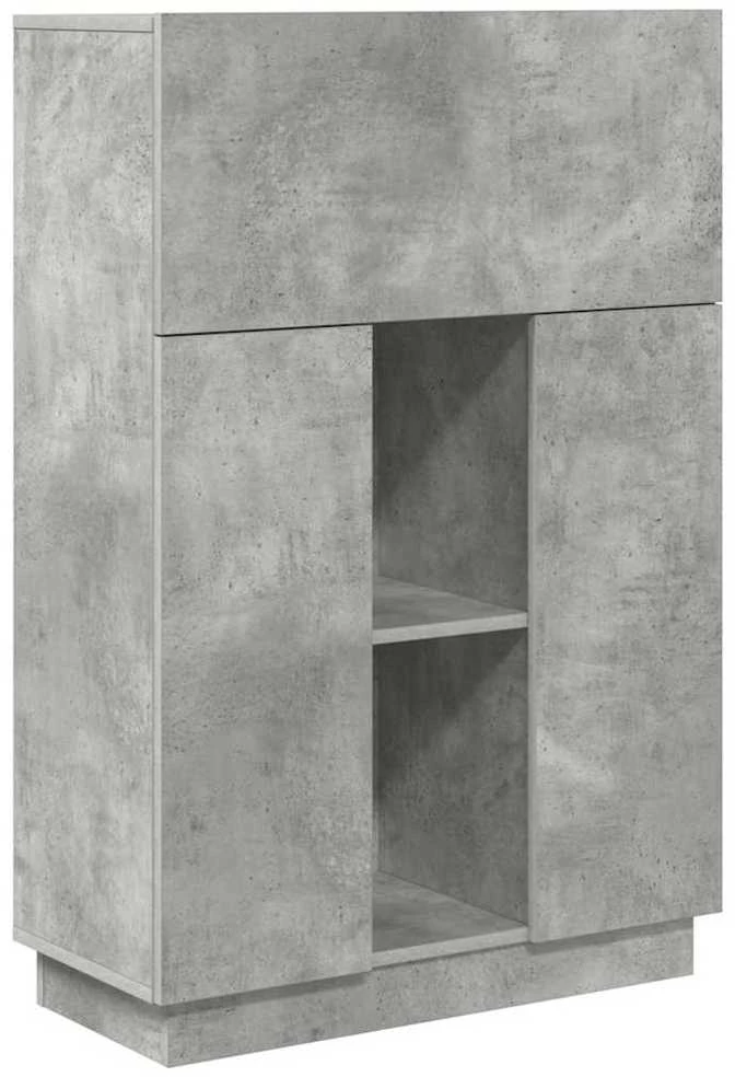 Stalas Betono pilka 71.5 x 31.5 x 106.5 cm Apdirbta mediena