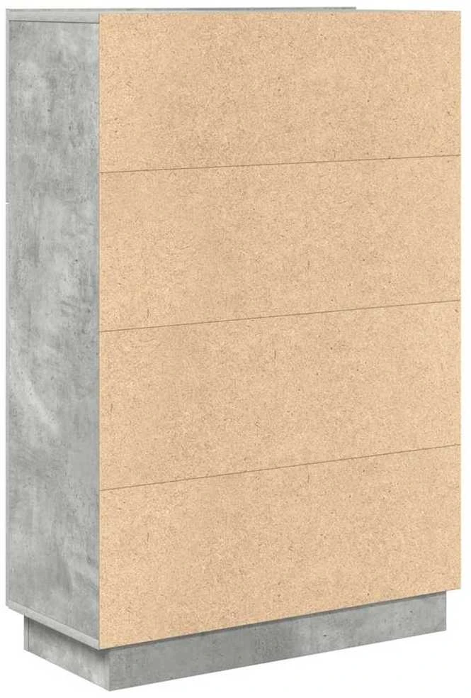 Stalas Betono pilka 71.5 x 31.5 x 106.5 cm Apdirbta mediena