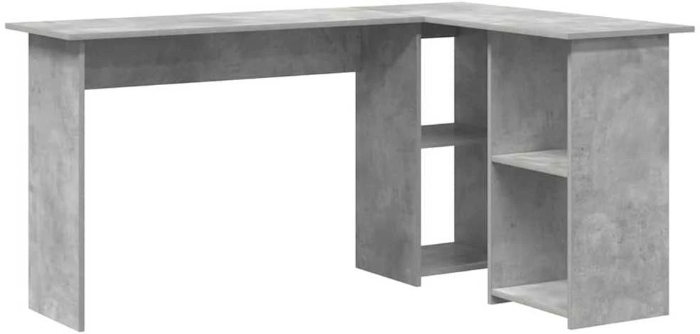 Stalas Betono pilka 142 x 102 x 73 cm Apdirbta mediena