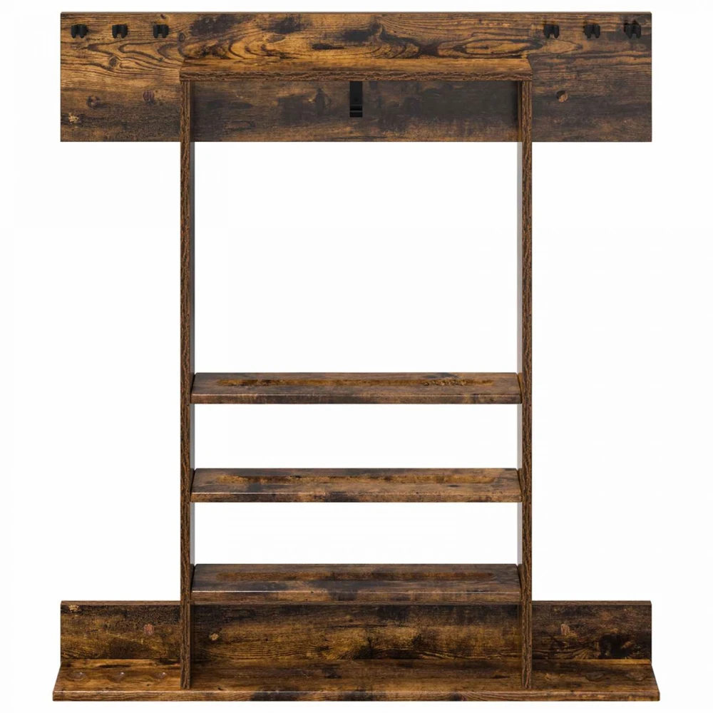 Biliardo lazdos stovas Apdirbta mediena 93 x 12 x 103 cm