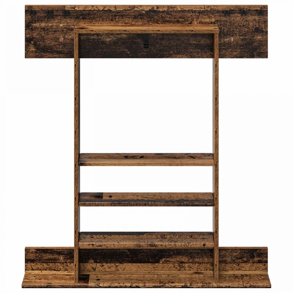 Biliardo lazdos stovas Apdirbta mediena 93 x 12 x 103 cm
