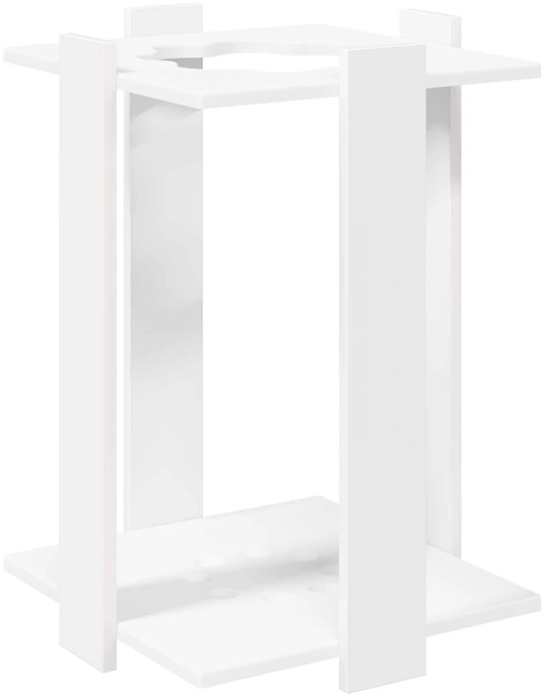 Biliardo lazdos stovas Apdirbta mediena 42 x 43 x 60 cm Balta