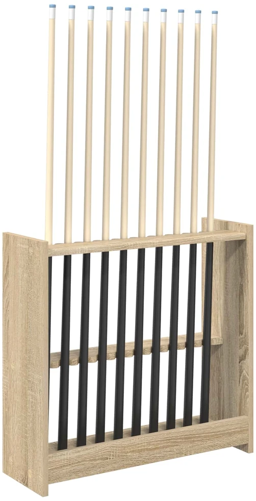Biliardo lazdos stovas Apdirbta mediena 60 x 20 x 57 cm