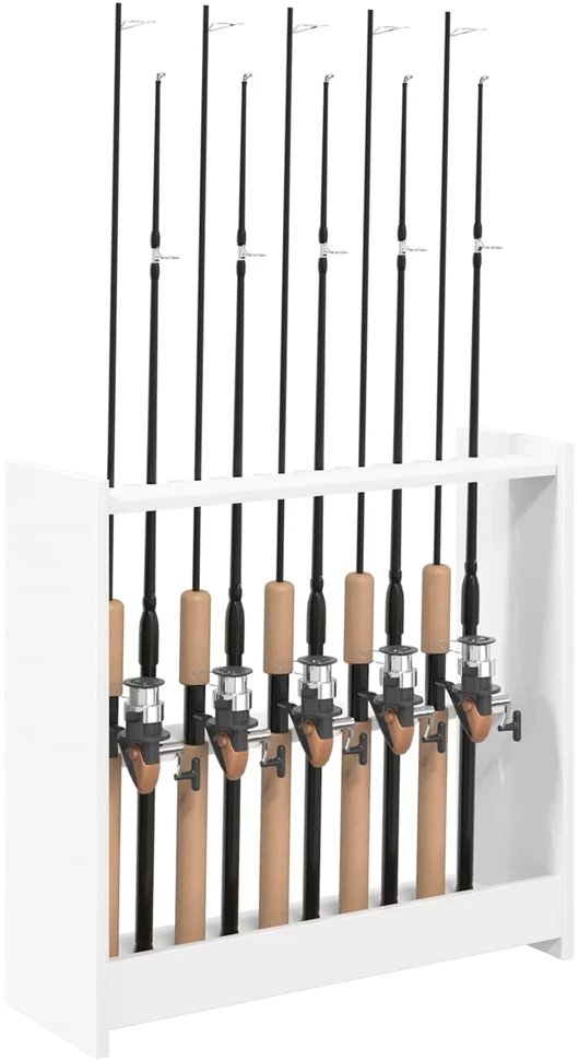 Biliardo lazdos stovas Apdirbta mediena 60 x 20 x 57 cm Balta