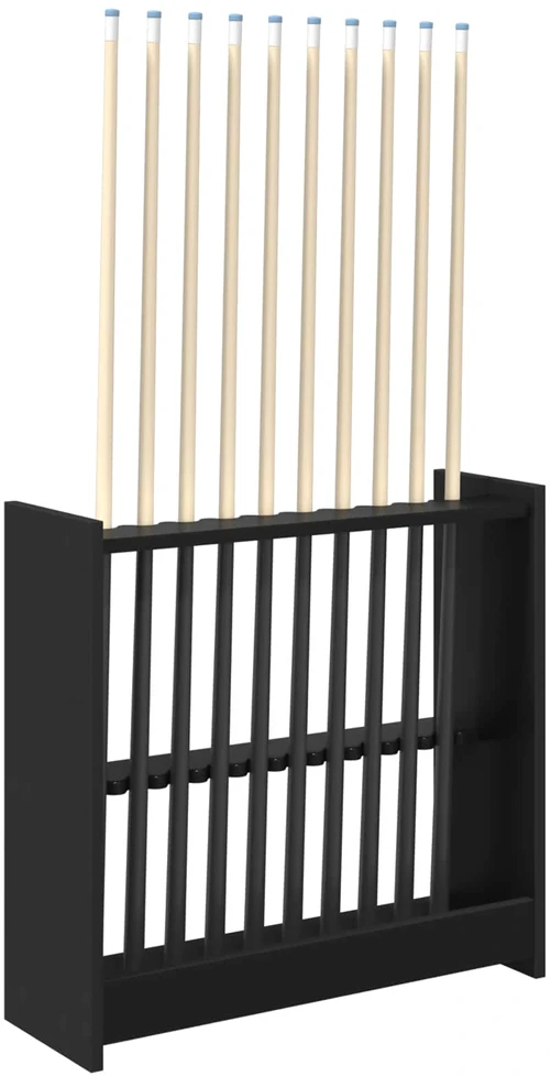 Biliardo lazdos stovas Apdirbta mediena 60 x 20 x 57 cm Juoda