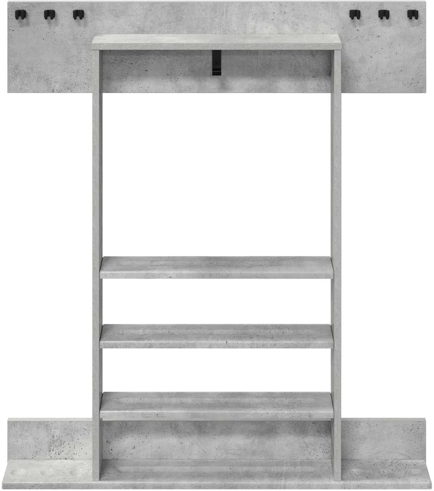 Sieninis meškerių laikiklis Apdirbta mediena 93 x 12 x 103 cm
