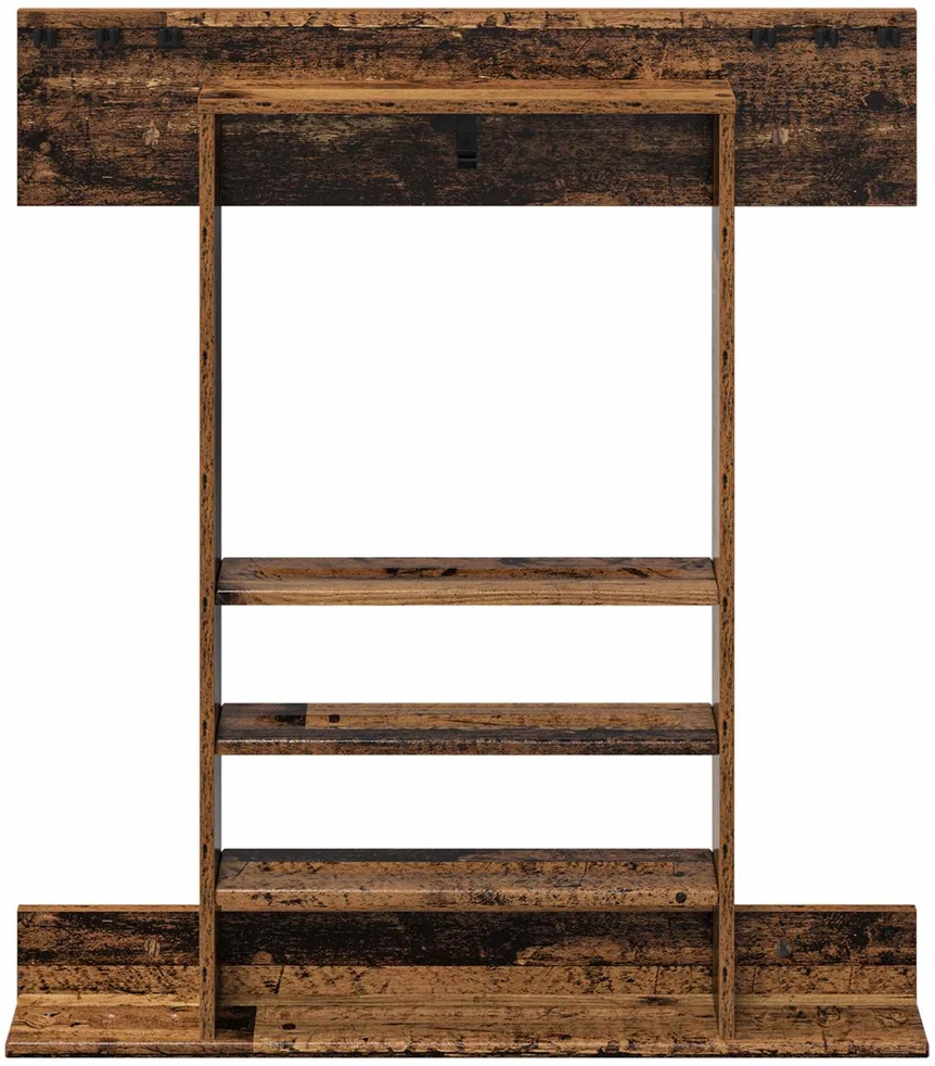 Biliardo lazdos stovas Apdirbta mediena 93 x 12 x 103 cm