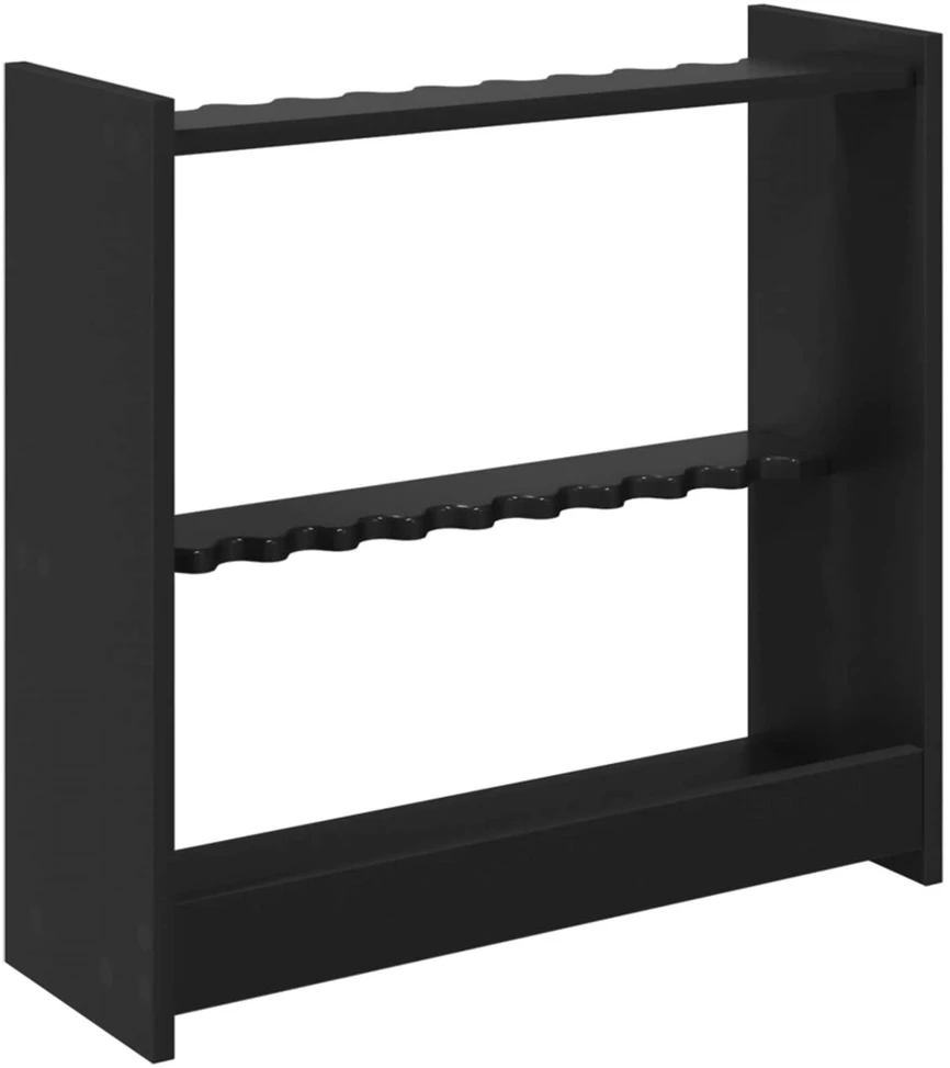 Biliardo lazdos stovas Apdirbta mediena 60 x 20 x 57 cm Juoda