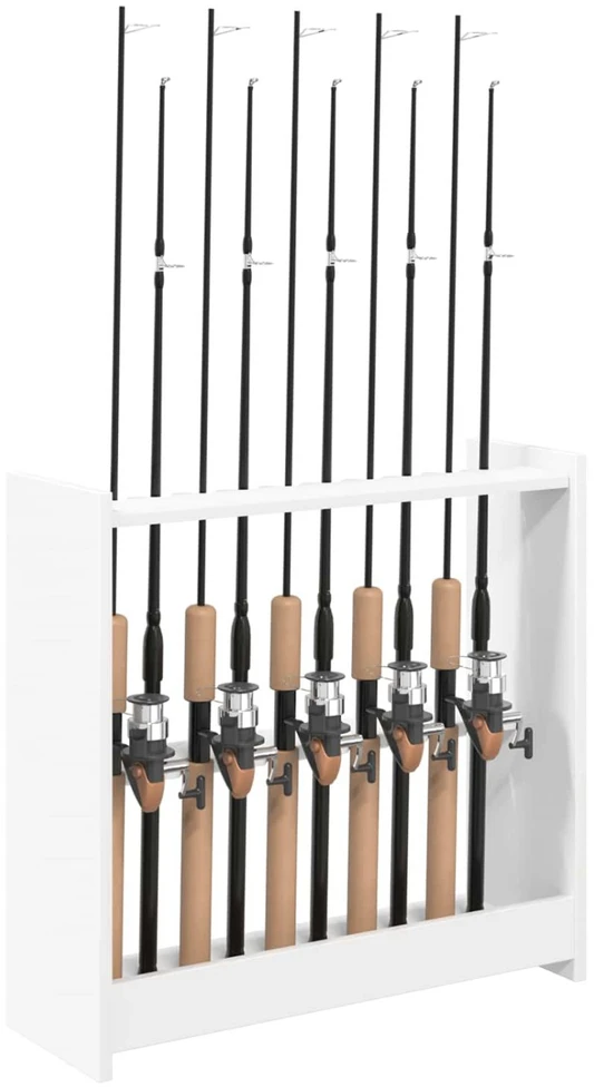 Biliardo lazdos stovas Apdirbta mediena 60 x 20 x 57 cm Balta
