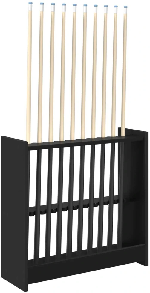 Biliardo lazdos stovas Apdirbta mediena 60 x 20 x 57 cm Juoda