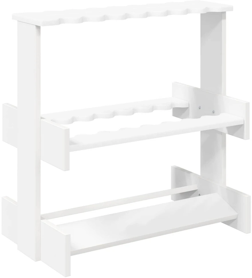 Biliardo lazdos stovas Apdirbta mediena 60 x 35 x 60 cm Balta
