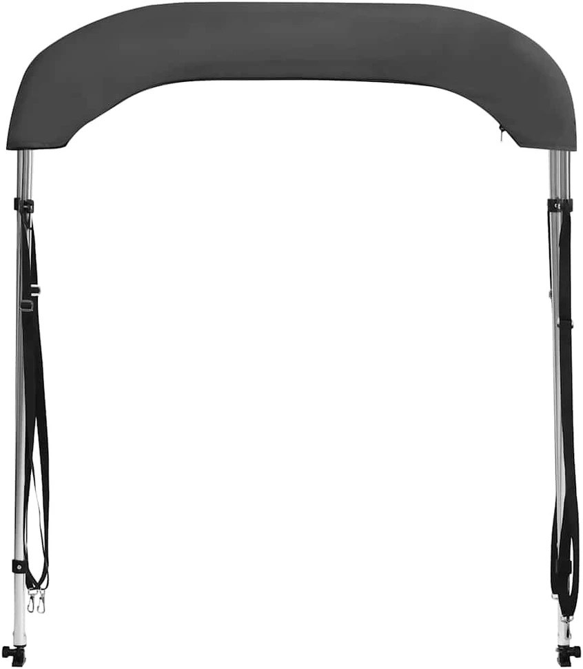 Bimini viršaus stogelis, antracito, 180x130x110cm, 2 lankai