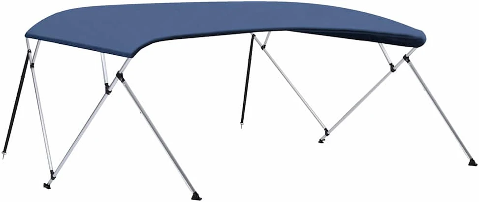 Bimini viršaus stogelis, mėlynas, 243x(230-244)x137cm, 4 lankai