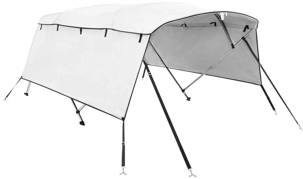 Bimini viršaus stogelis su sienomis, 243x(170-182)x137cm