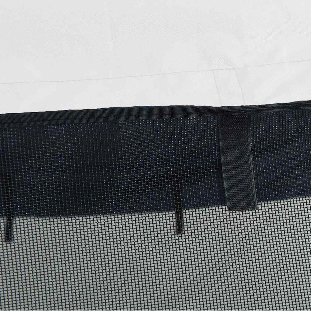 Bimini viršaus stogelis su sienomis, 243x(230-244)x137cm