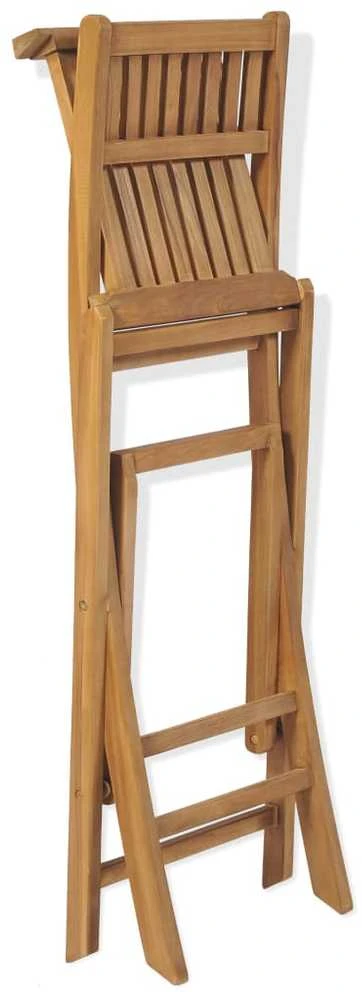Lauko baldų komplektas Bistro baldų kompl. su sulank. kėd., 3d., tikm. med. mas.