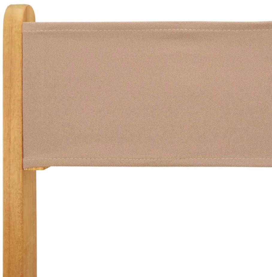 Lauko baldų komplektas Bistro baldų komplektas, 3 dalių, taupe, audinys ir mediena