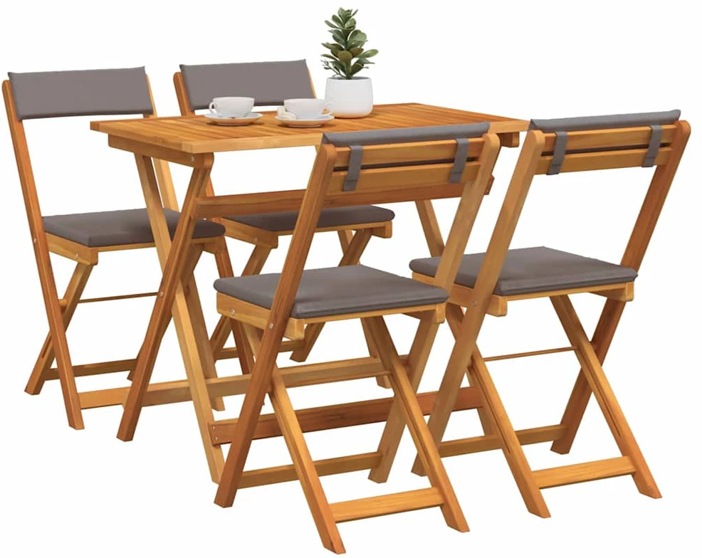 Bistro komplektas 5 vnt. Natūralus aliejus