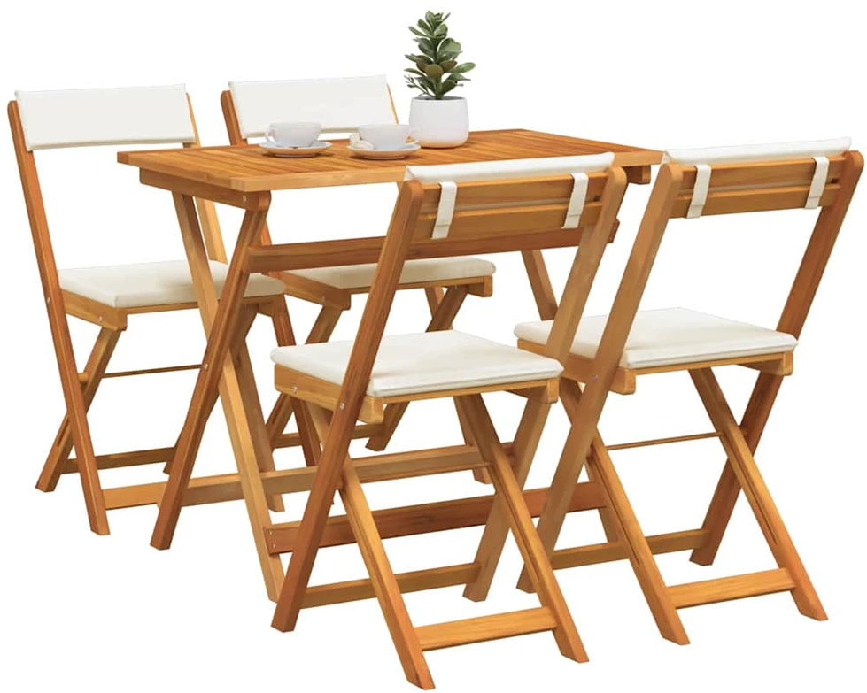 Bistro komplektas 5 vnt. Natūralus aliejus