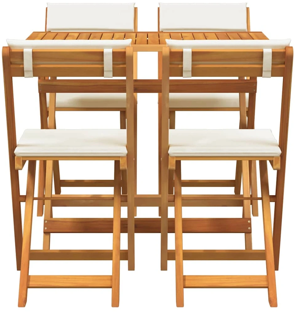 Bistro komplektas 5 vnt. Natūralus aliejus