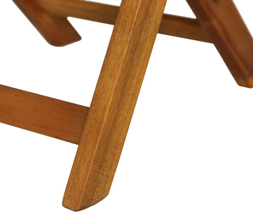 Lauko baldų komplektas Bistro komplektas su pagalvėlėmis, 3d., akacijos med. masyv.