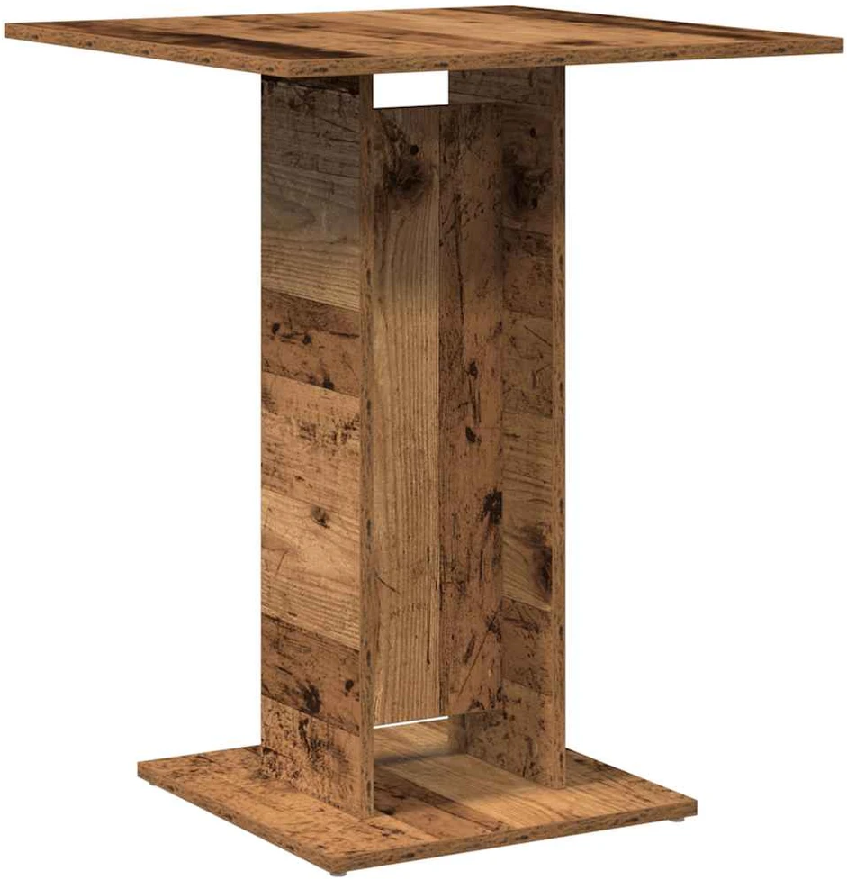 Bistro stalas Old Wood 60x60x75 cm Engineered Wood
