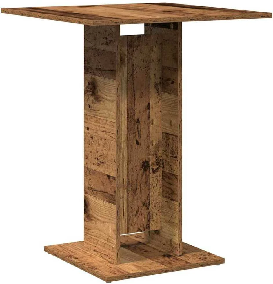 Bistro stalas Old Wood 60x60x75 cm Engineered Wood