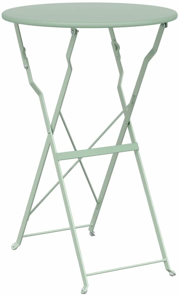 Bistro stalas Šviesiai mėtas Ø 50 x 71 cm Miltelinis plienas
