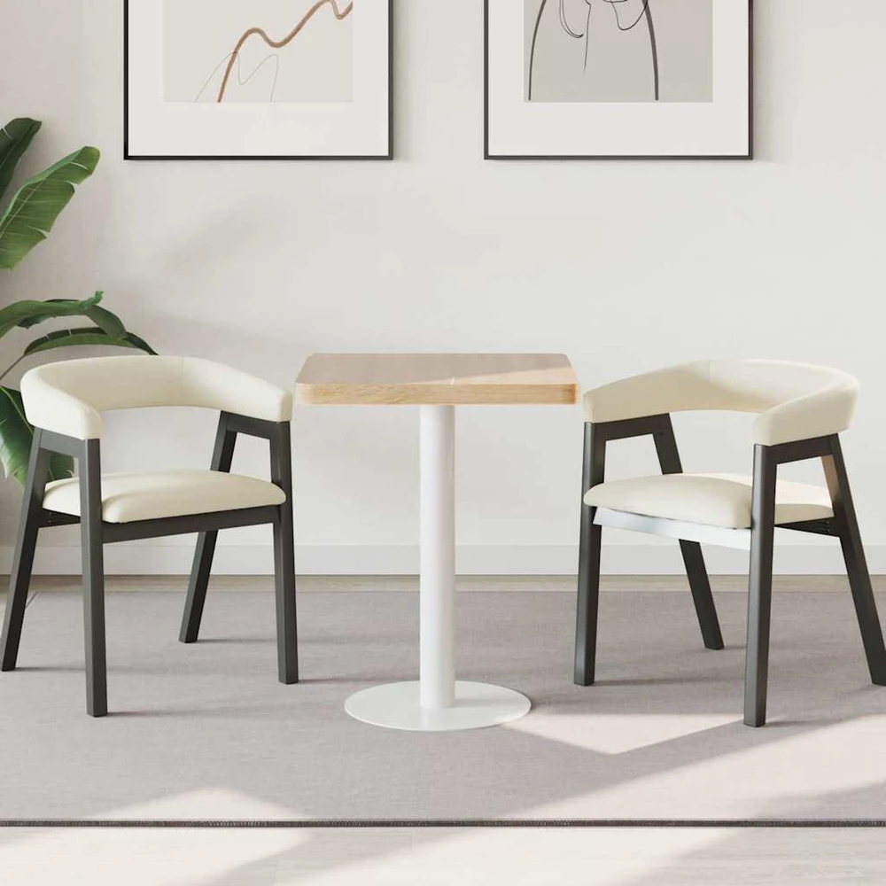 Bistro staliukas, šviesiai rudos spalvos, 60x60cm, MDF