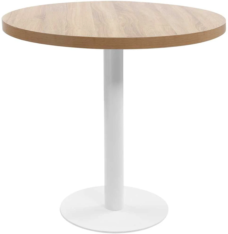 Bistro staliukas, šviesiai rudos spalvos, 80cm, MDF