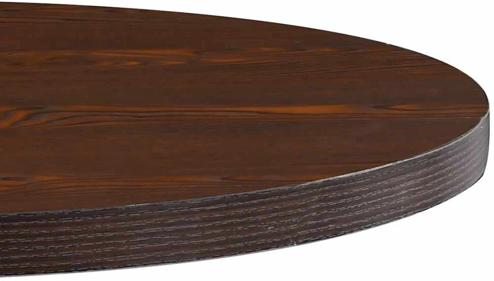 Bistro staliukas, tamsiai rudos spalvos, 80cm, MDF