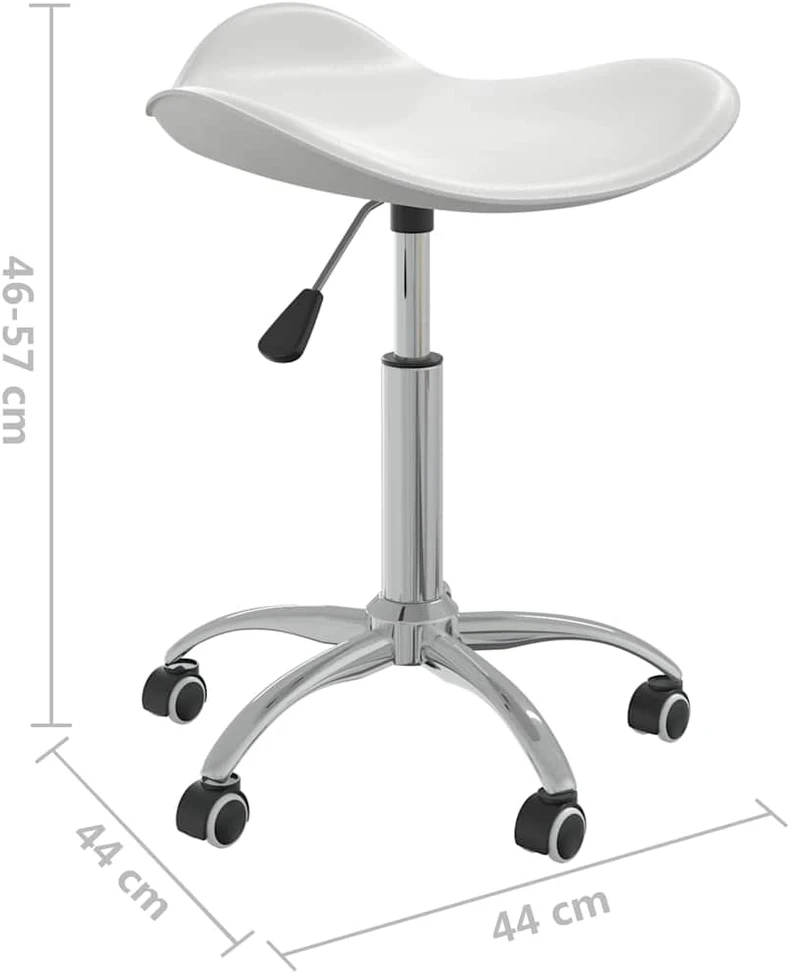 Biuro kėdė, baltos spalvos, dirbtinė oda (323683)