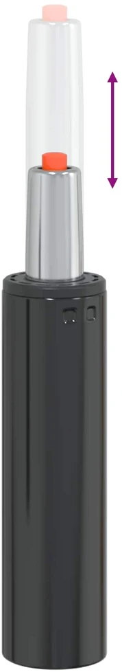 Biuro kėdės dujų cilindras Juoda 239-309 mm Geležis