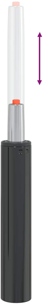 Biuro kėdės dujų cilindras Juoda 318-473 mm Geležis