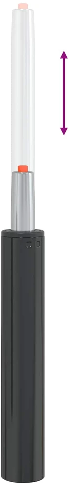 Biuro kėdės dujų cilindras Juoda 355-540 mm Geležis