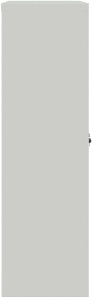 Biuro spinta, 90x40x140 cm, plienas, pilka