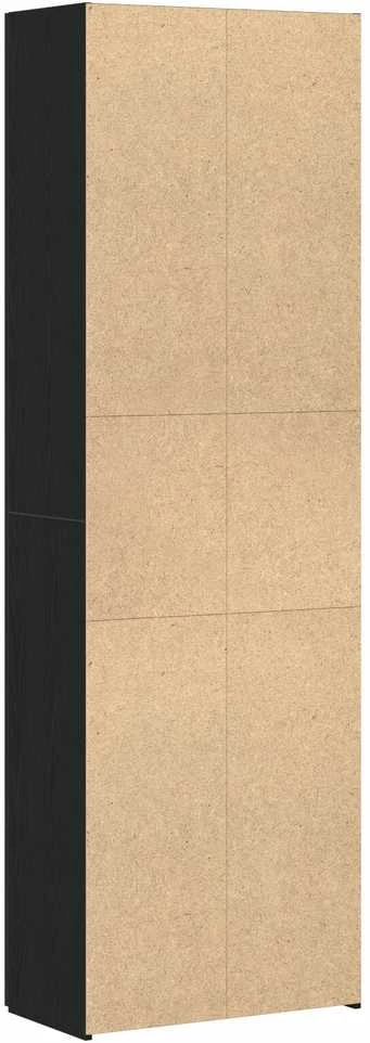 Ofiso spinta Juodas ąžuolas 60 x 32 x 190 cm Apdirbta mediena
