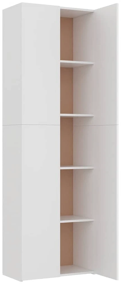 Biuro spintelė, baltos spalvos, 60x32x190cm, apdirbta mediena