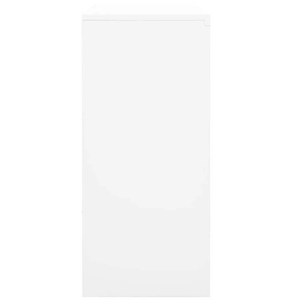 Biuro spintelė su stumdomom durim, balta, 90x40x90cm, plienas