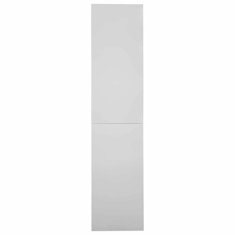Biuro spintelė su stumdomom durim, pilka, 90x40x180cm, plienas