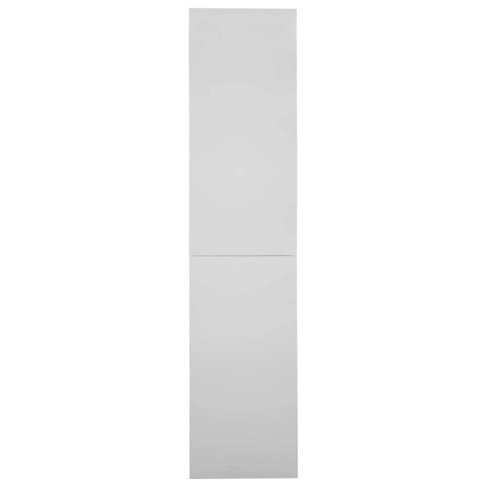 Biuro spintelė su stumdomom durim, pilka, 90x40x180cm, plienas