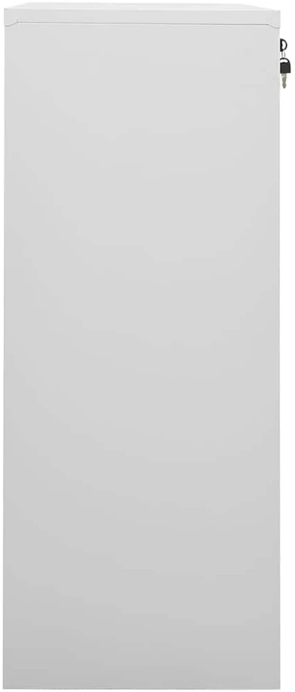 Biuro spintelė, šviesiai pilkos spalvos, 90x40x102cm, plienas
