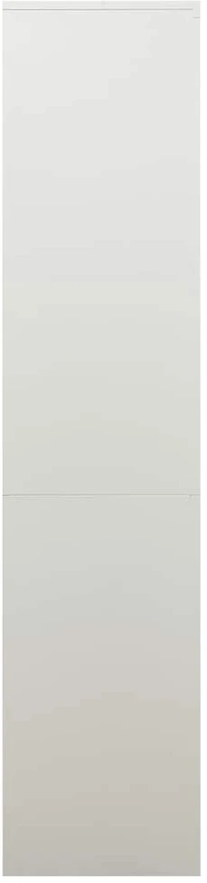 Biuro spintelė, šviesiai pilkos spalvos, 90x40x180cm, plienas