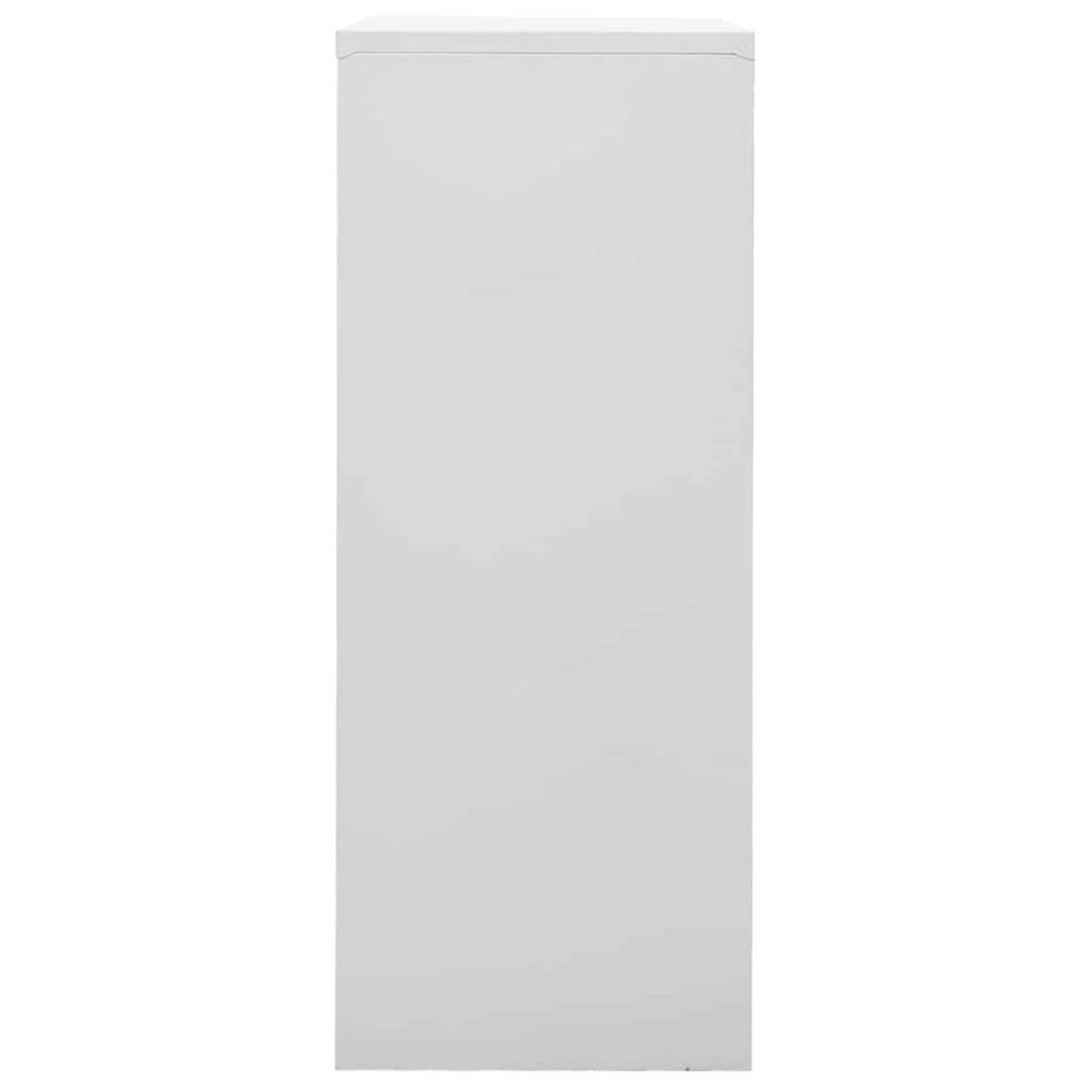 Biuro spintelė, šviesiai pilkos spalvos, 90x40x102cm, plienas