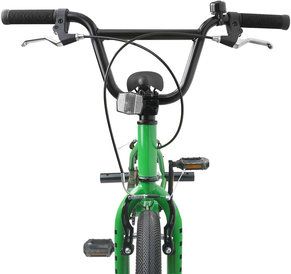 BMX Dviratis 16 Colių 5-8 metų amžiaus Žalia