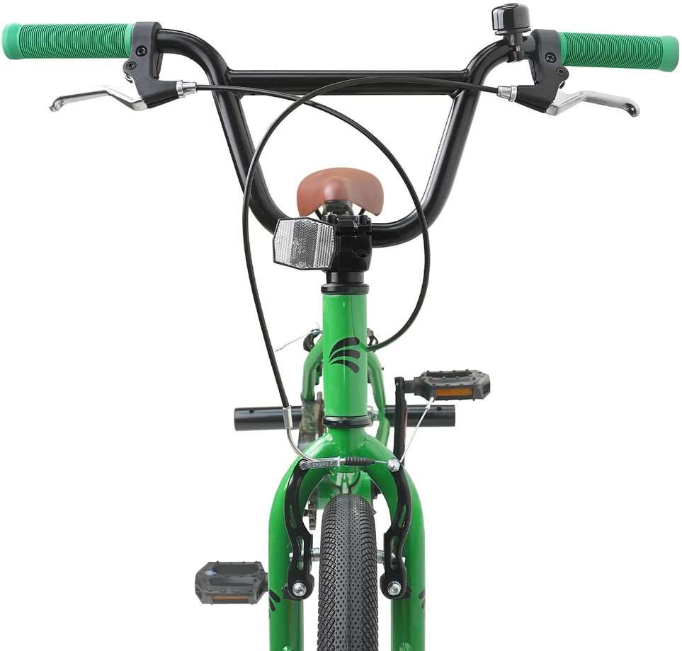 BMX Dviratis 18 Colių 7-10 metų amžiaus Žalia