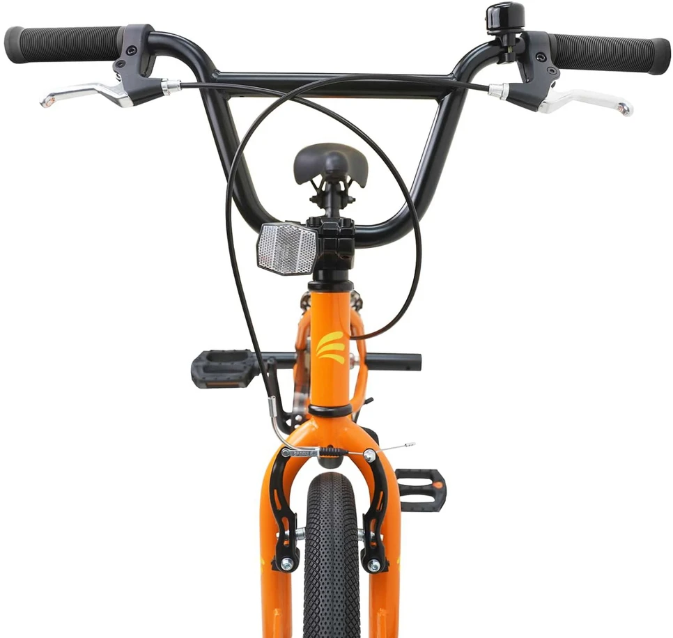 BMX Dviratis 20 Colių skirta vyresniems nei 9 metų Oranžinė