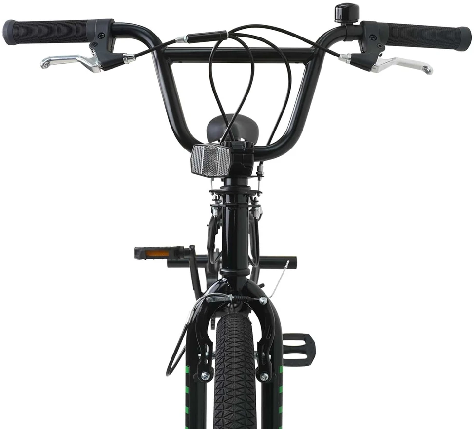 BMX Dviratis 20 Colių skirta vyresniems nei 9 metų Juoda